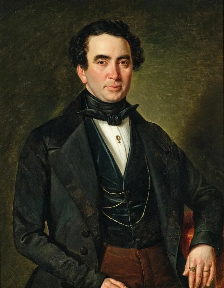 Tableau Portrait d'un gentleman - Andreas Hall | Reproduction