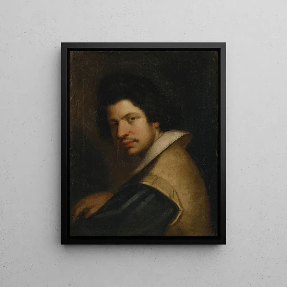 Tableau Portrait d'un homme portant une fraise - Bernardo Strozzi | Reproduction