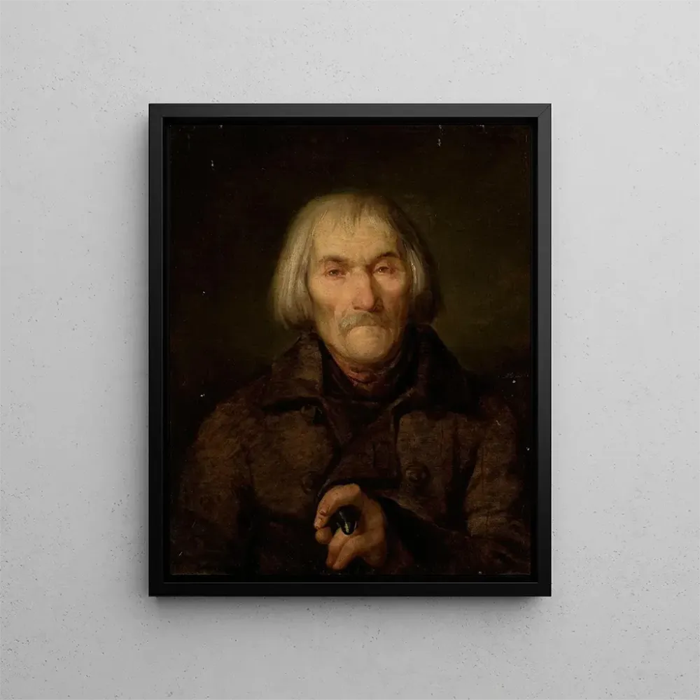 Tableau Portrait d'un vieil homme - Aleksander Rycerski | Reproduction