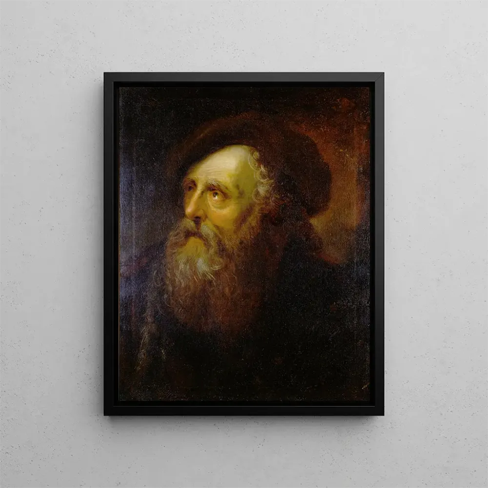 Tableau Portrait d'un vieux juif - Antoine Pesne | Reproduction