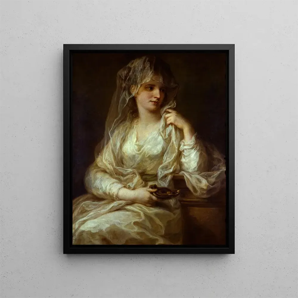 Tableau Portrait d'une dame en vestale - Angelica Kauffman | Reproduction