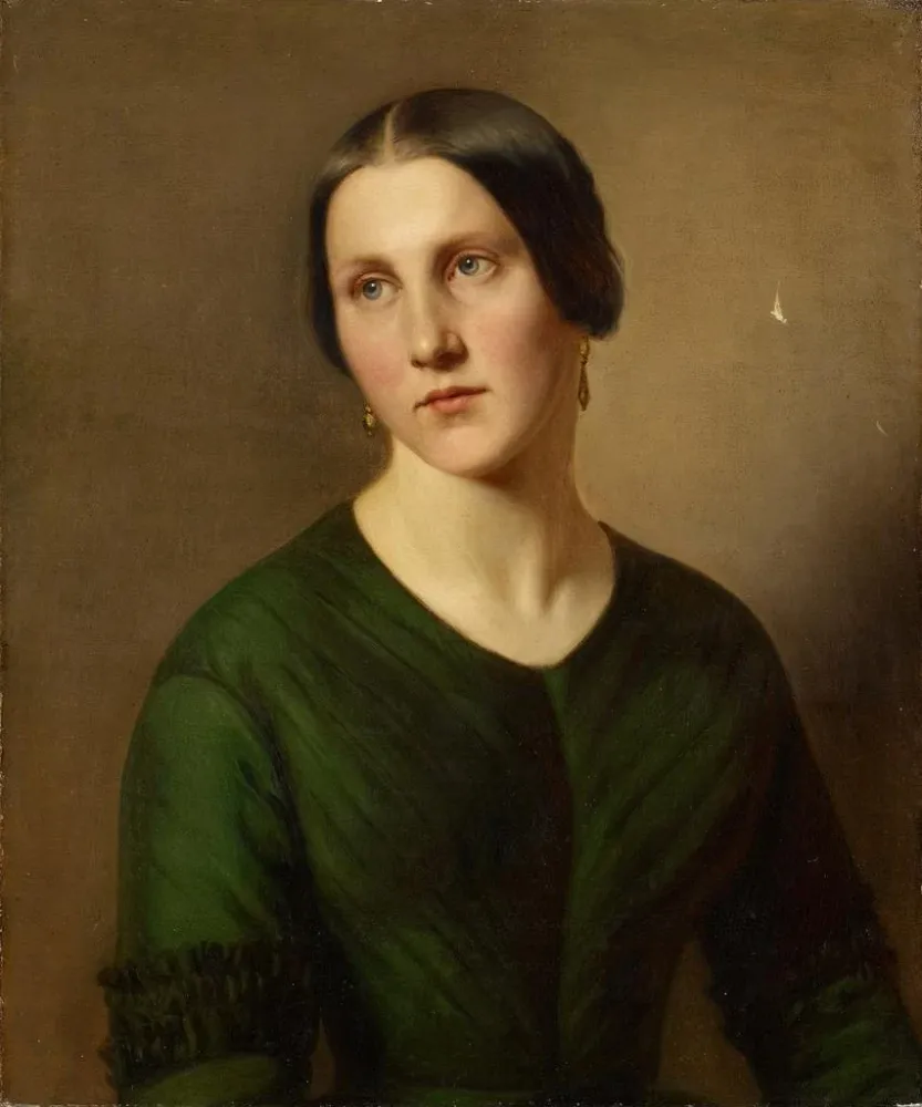 Tableau Portrait d'une femme - Adolf Follenweider | Reproduction