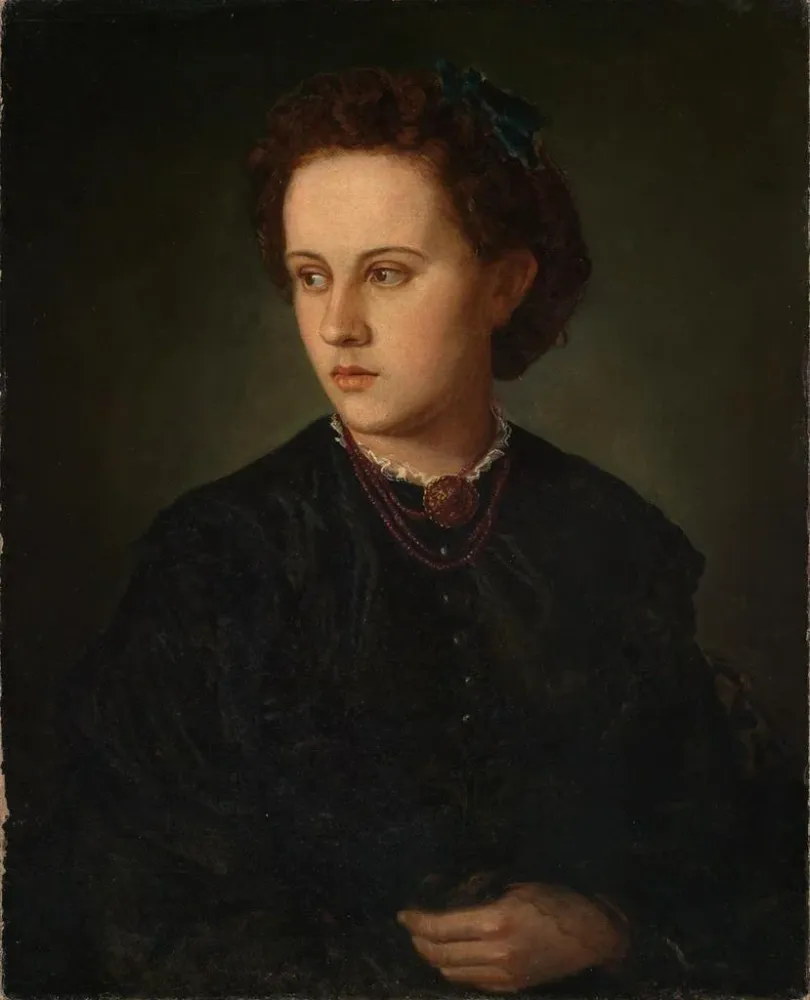 Tableau Portrait d'une fille - Anselm Feuerbach | Reproduction