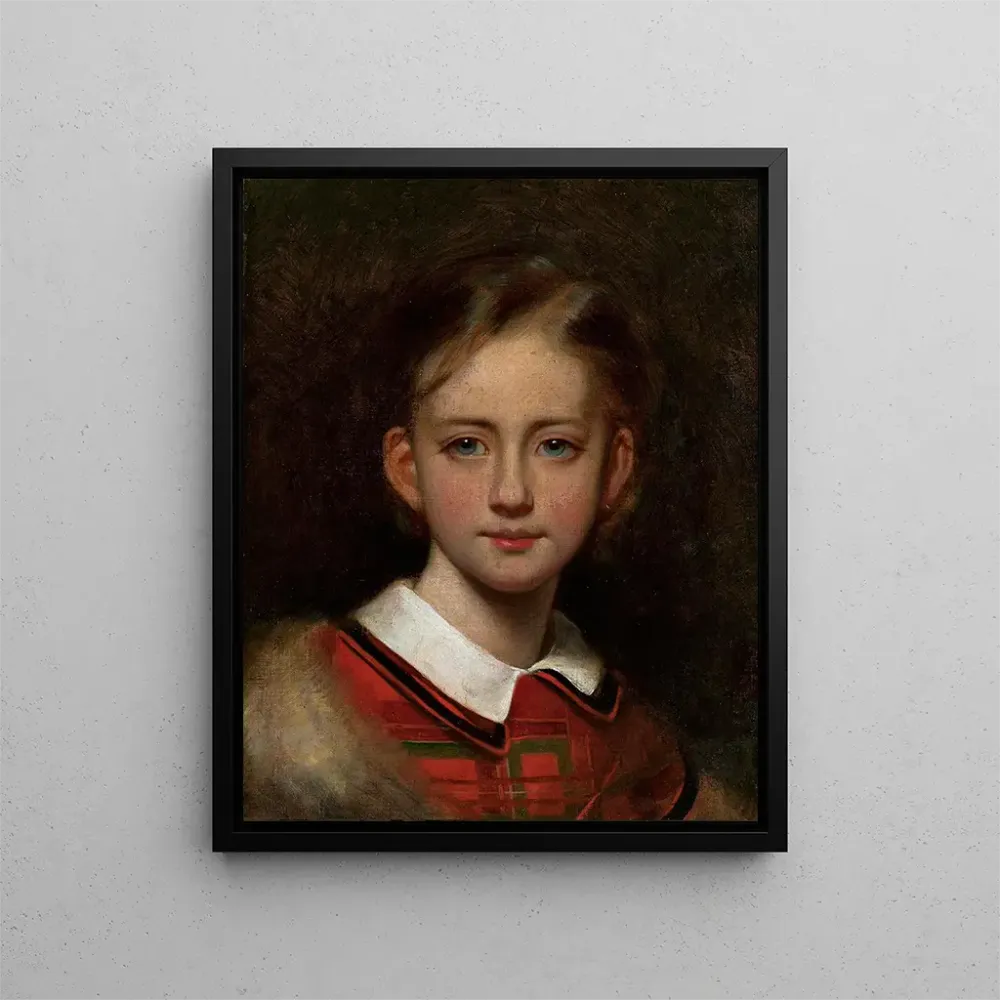 Tableau Portrait d'une fille - Artur Grottger | Reproduction