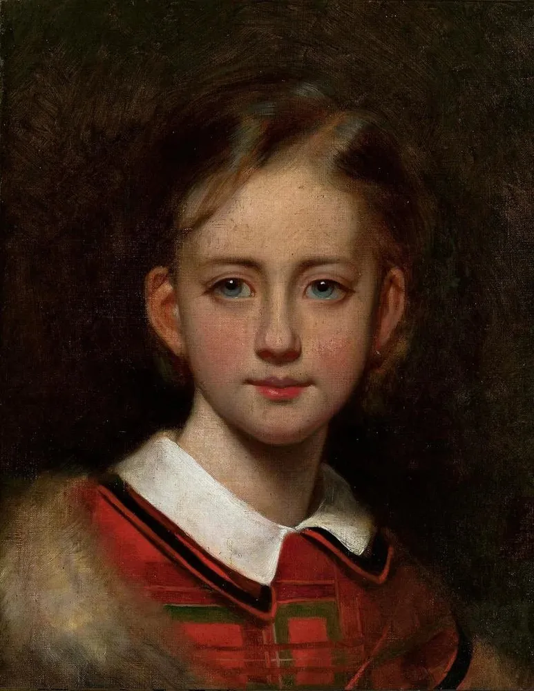 Tableau Portrait d'une fille - Artur Grottger | Reproduction