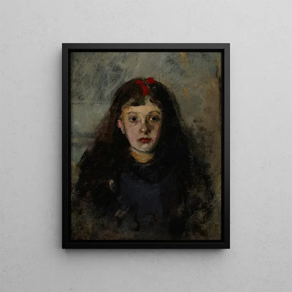 Tableau Portrait d'une fille, Zofia Sokoowska - Olga Boznanska | Reproduction