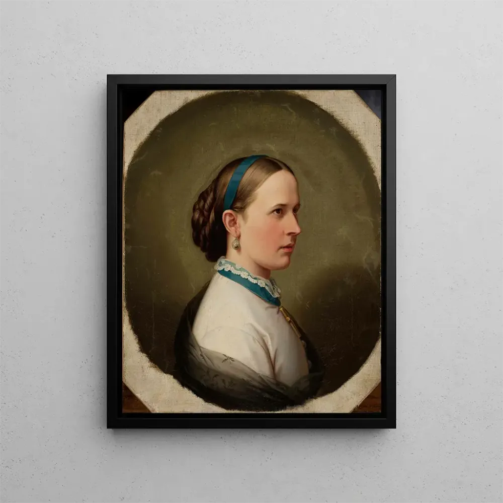 Tableau Portrait d'une jeune femme - Artur Grottger | Reproduction
