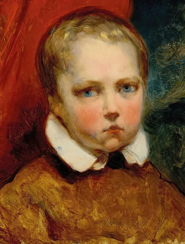 Tableau Portrait de garçon nommé Léon - Ary Scheffer | Reproduction