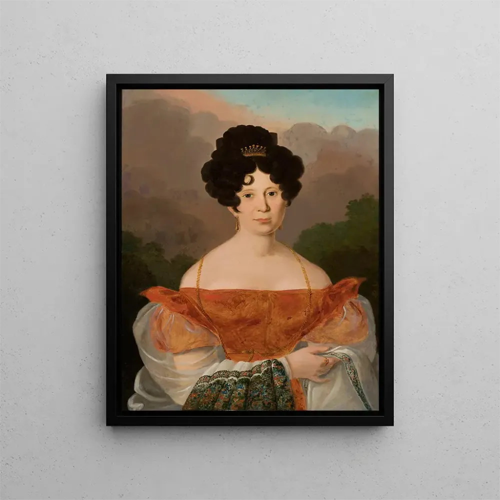 Tableau Portrait de Joanna Grudzińska - Anonyme | Reproduction