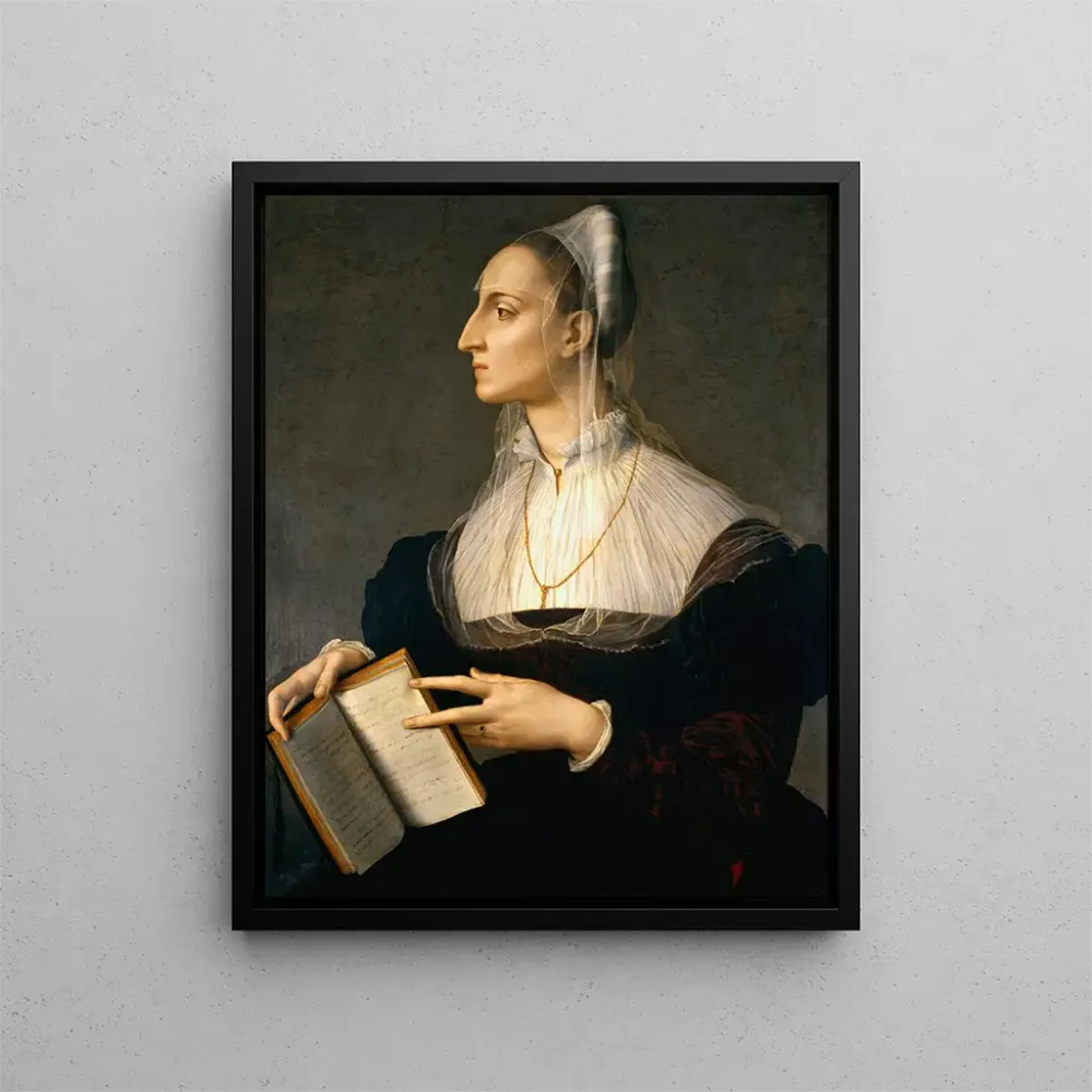 Tableau Portrait de Laura Battiferri - Agnolo Bronzino | Reproduction