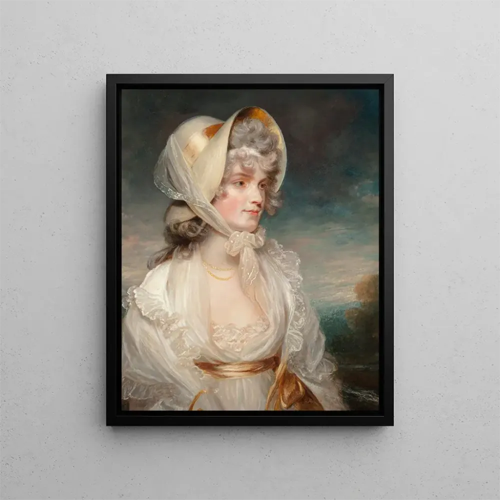 Tableau Portrait de l'honorable Lucy Elizabeth Byng - Après John Hoppner | Reproduction