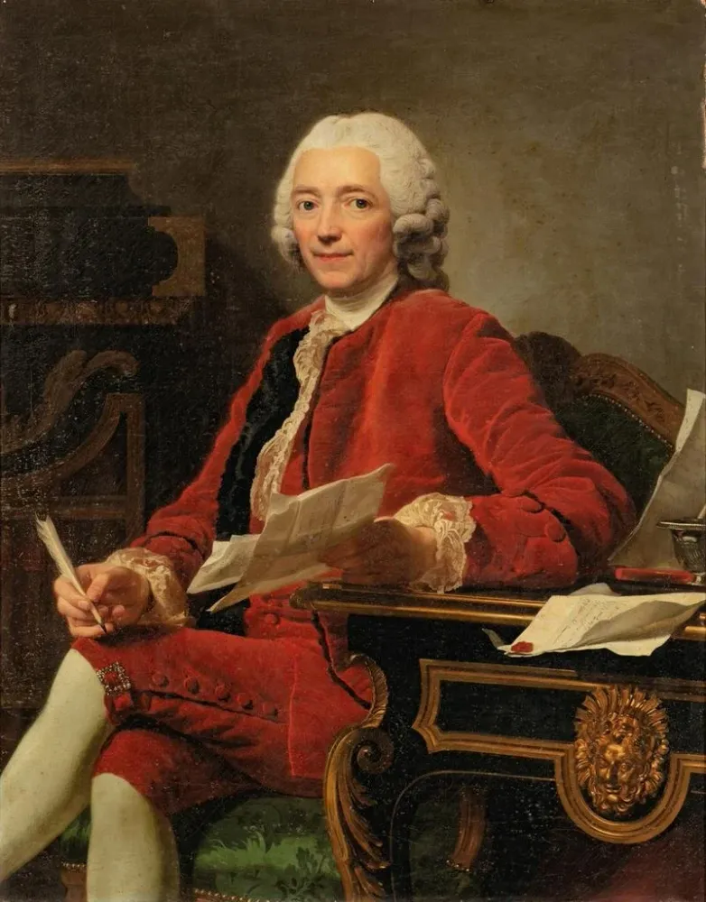 Tableau Portrait Louis de Conzié - Alexander Roslin | Reproduction