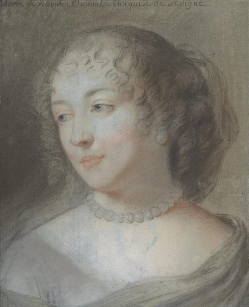 Tableau Portrait Marie de Rabutin-Chantal Marquise de Sévigné - Après Claude Lefebvre | Reproduction