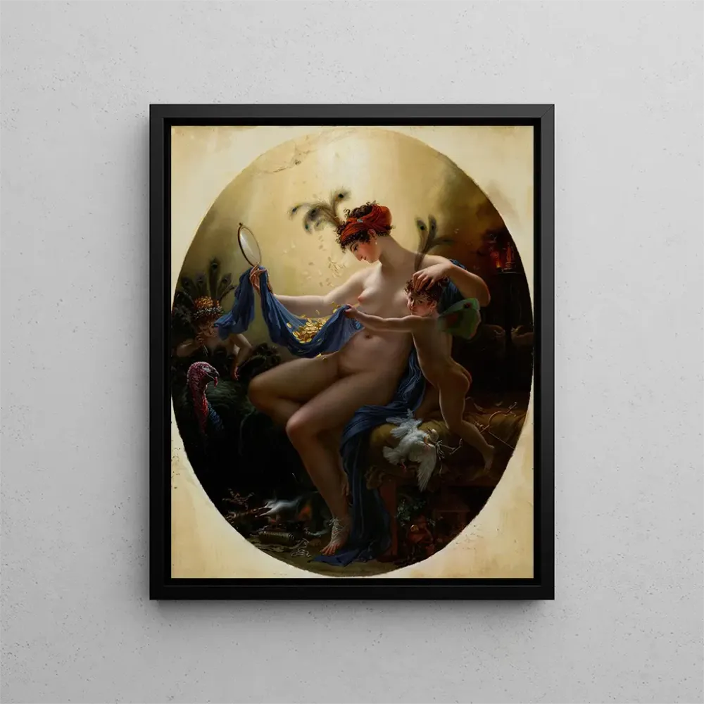 Tableau Portrait Mlle Lange As Danae - Anne-Louis Girodet-Trioson | Reproduction