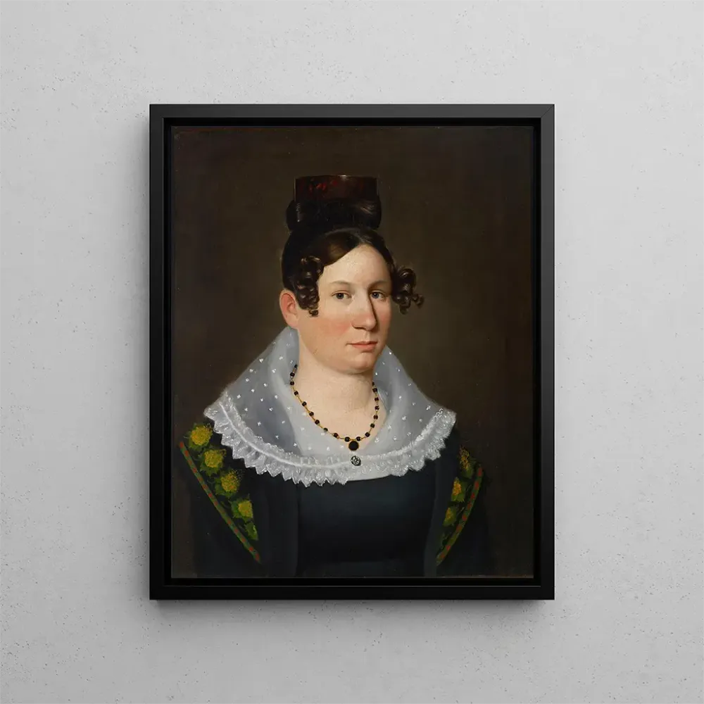 Tableau Portrait de Mme John H. Sanders - Alexander Bradford | Reproduction
