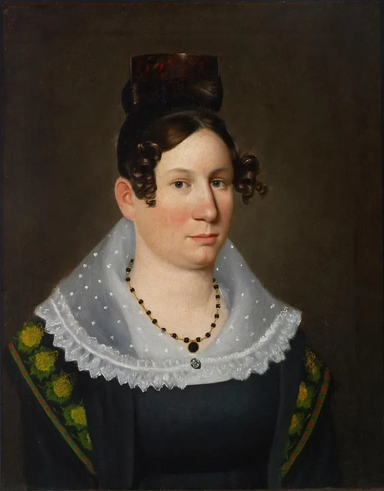 Tableau Portrait de Mme John H. Sanders - Alexander Bradford | Reproduction