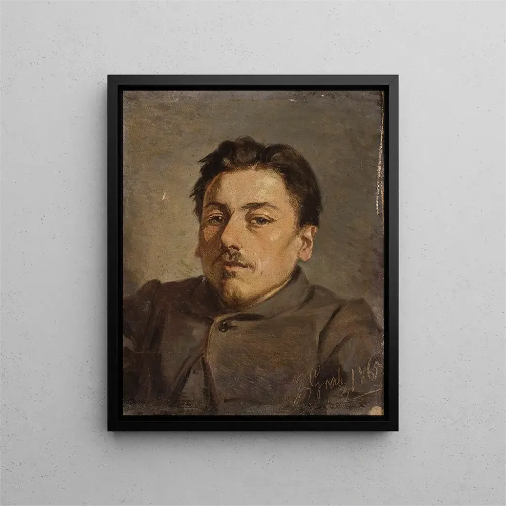 Tableau Portrait du peintre Franciszek Streitt - Andrzej Grabowski | Reproduction