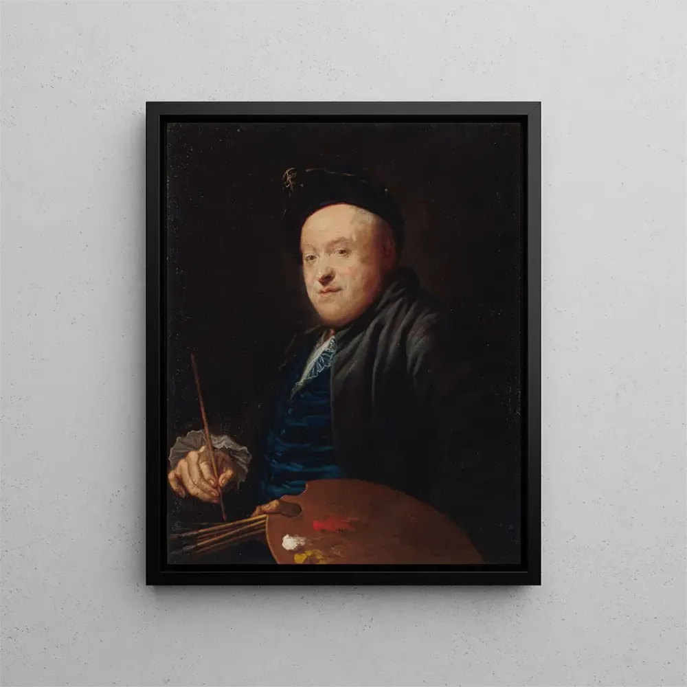 Tableau Portrait du peintre Étienne Jeaurat 1699-1789 - Anonyme | Reproduction