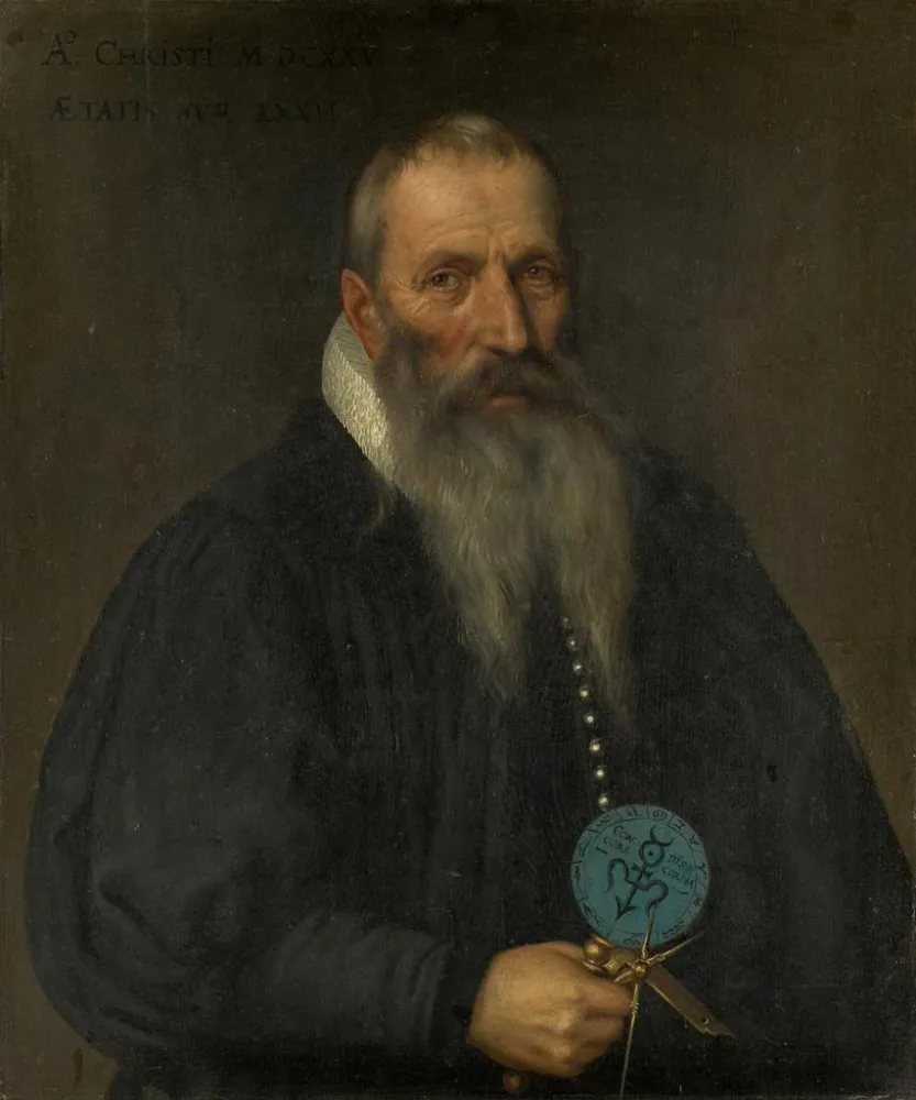 Tableau Portrait de Peter Ryff de Bâle - Bartholomäus Sarburgh | Reproduction