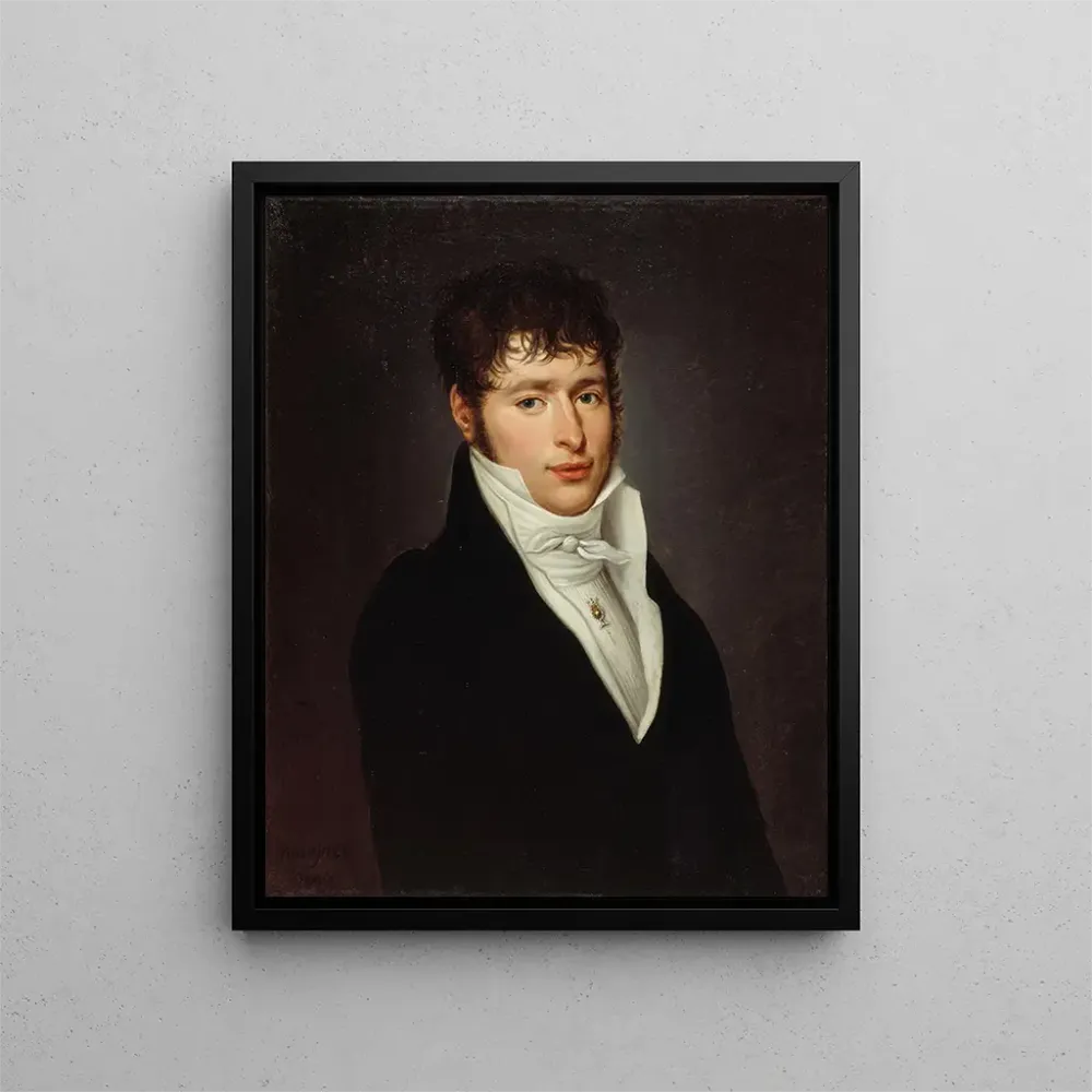 Tableau Portrait présumé de Jean Elleviou - Désiré Adélaïde Charles Maignen de Sainte - Marie | Reproduction