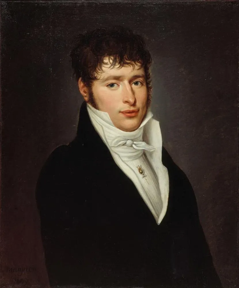 Tableau Portrait présumé de Jean Elleviou - Désiré Adélaïde Charles Maignen de Sainte - Marie | Reproduction