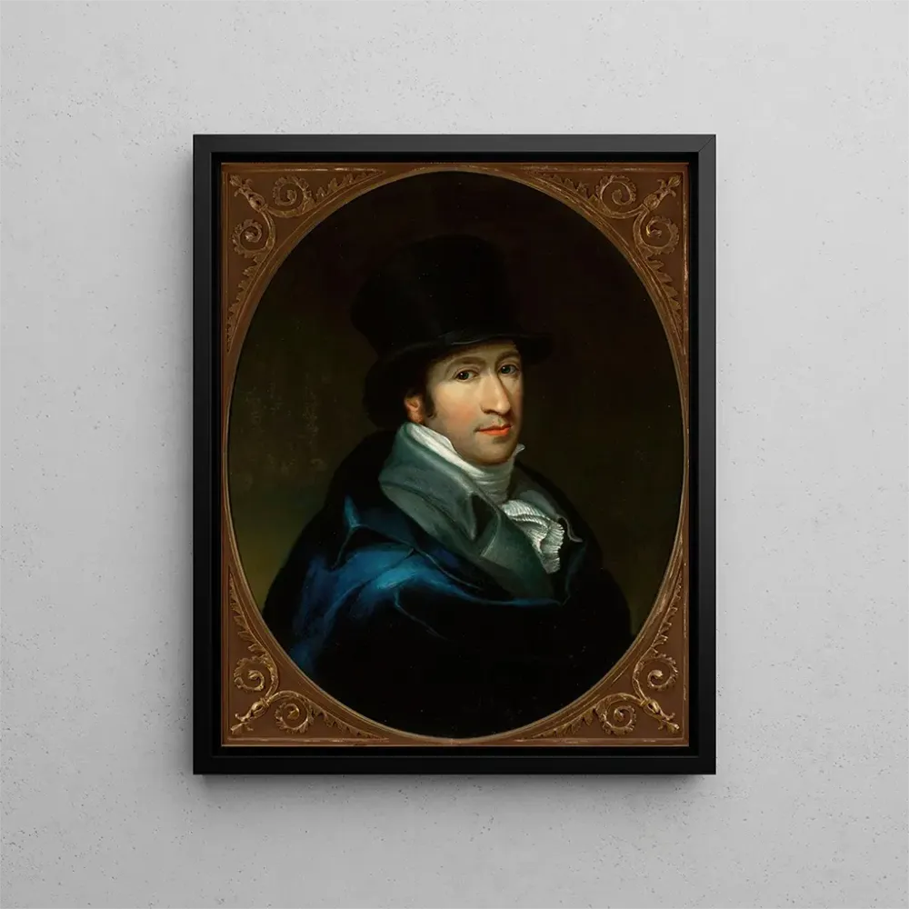 Tableau Portrait de Wiktor Ossoliski - Alojzy Reichan | Reproduction