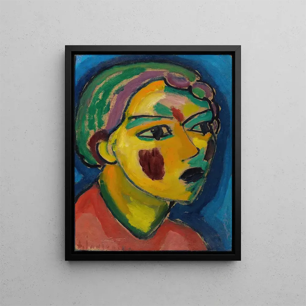 Tableau Poète Tête Mystique - Alexej von Jawlensky | Reproduction