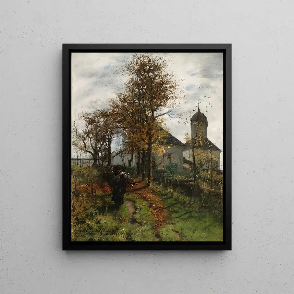 Tableau Presbytère abandonné - Adam Chmielowski | Reproduction