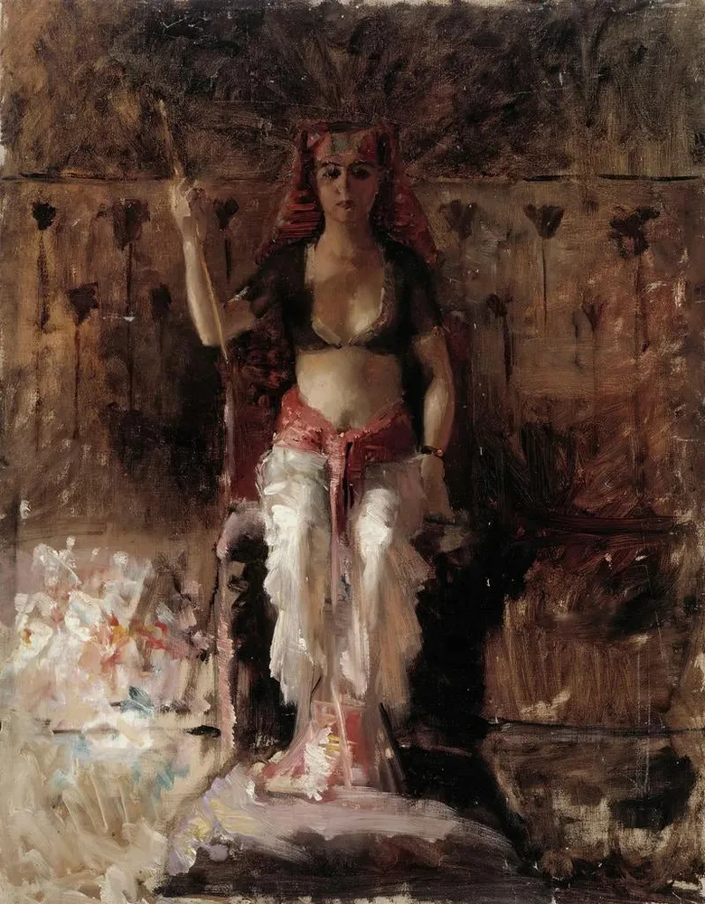 Tableau Reine égyptienne - Albert Edelfelt | Reproduction