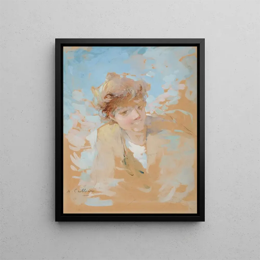 Tableau Rieuse - Antoine Calbet | Reproduction