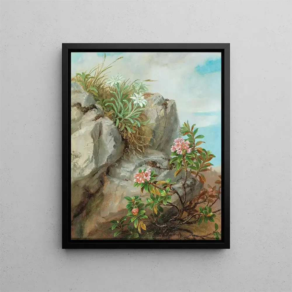 Tableau Rosiers alpins - Anna Stainer-Knittel | Reproduction