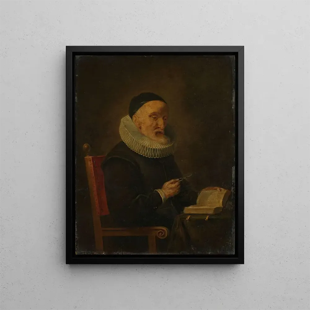 Tableau Un érudit - Anonyme | Reproduction