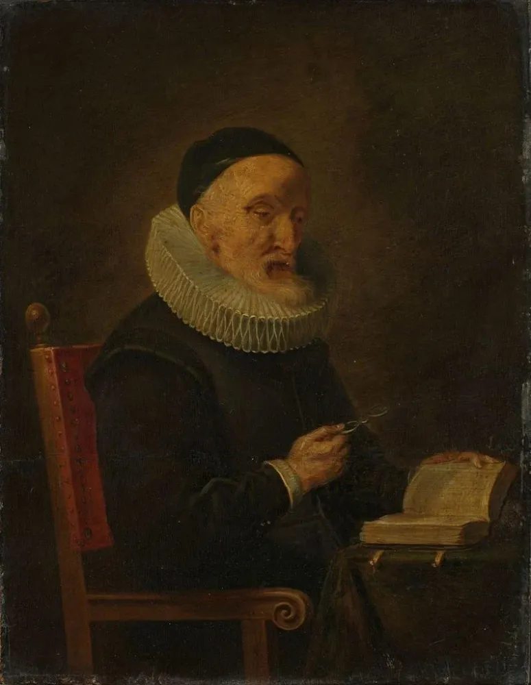 Tableau Un érudit - Anonyme | Reproduction