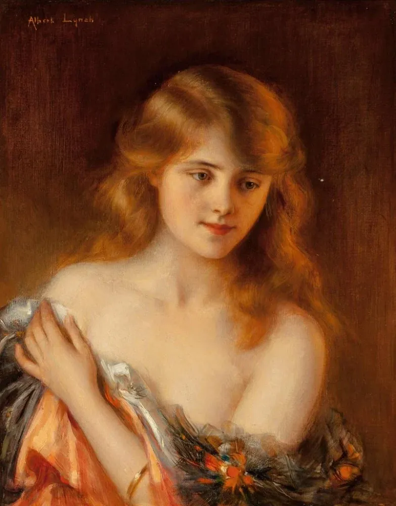 Tableau Rêverie - Albert Lynch | Reproduction