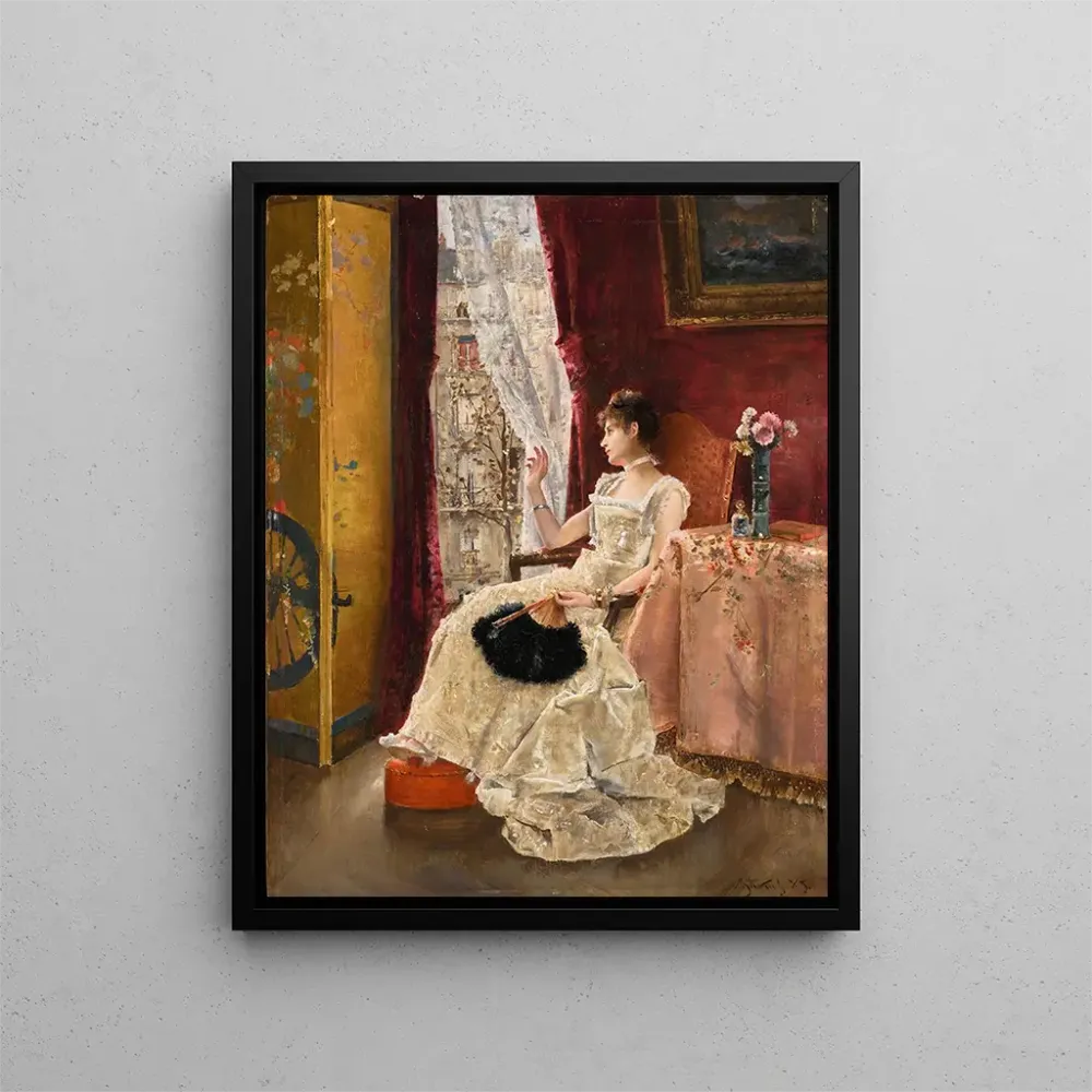 Tableau Rêverie - Alfred Stevens | Reproduction