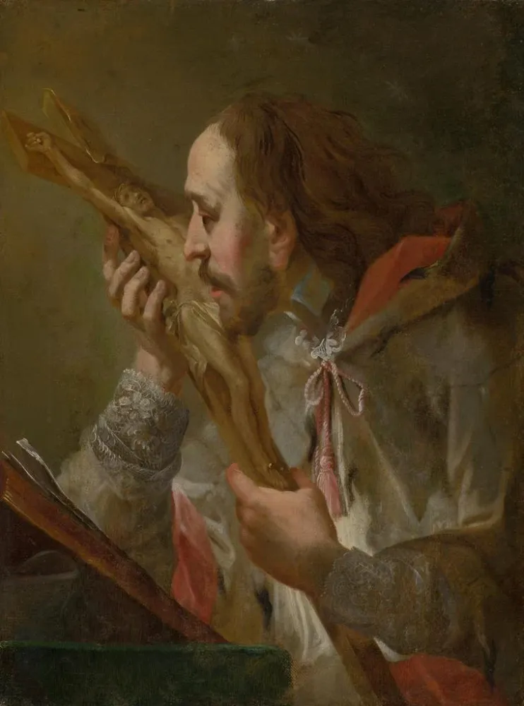 Tableau Saint Jean Népomucène, témoin silencieux - Anonyme | Reproduction