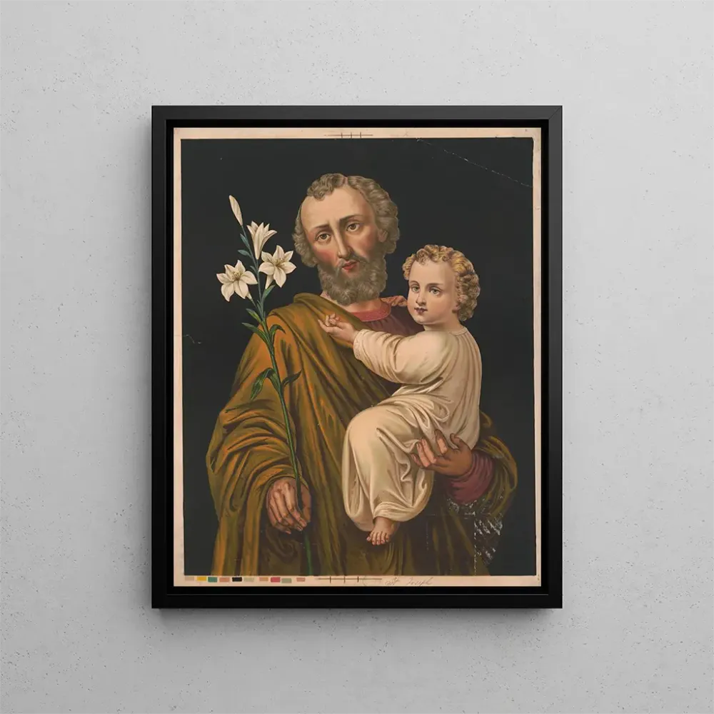 Tableau Saint Joseph - Anonyme | Reproduction