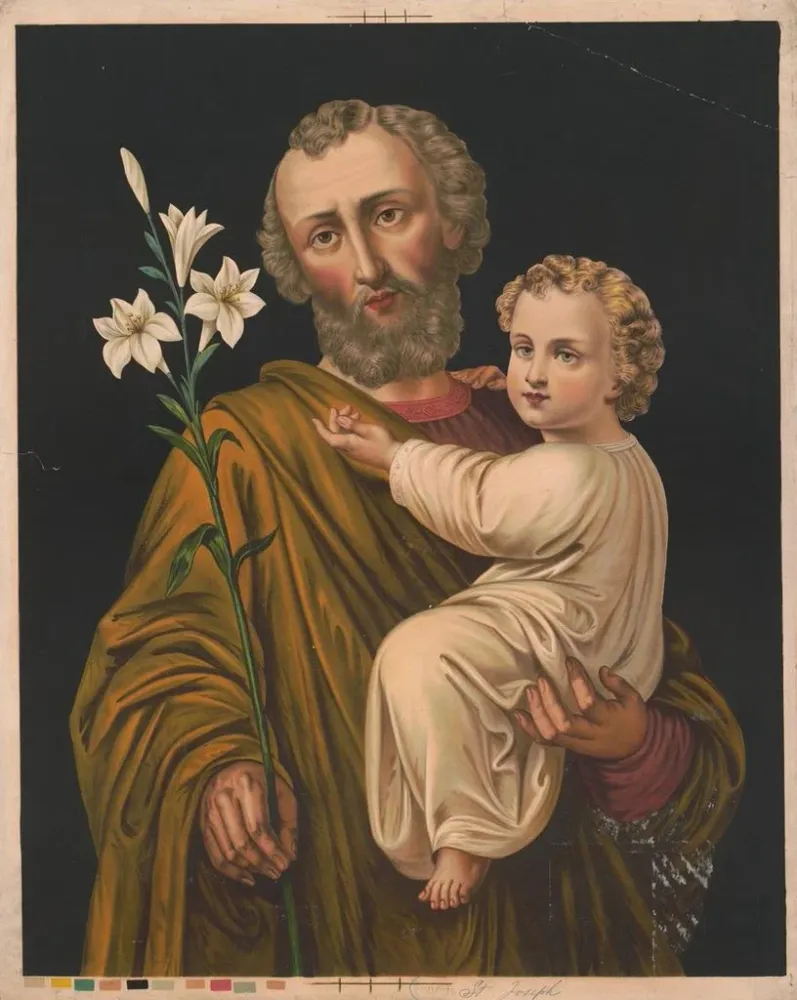Tableau Saint Joseph - Anonyme | Reproduction