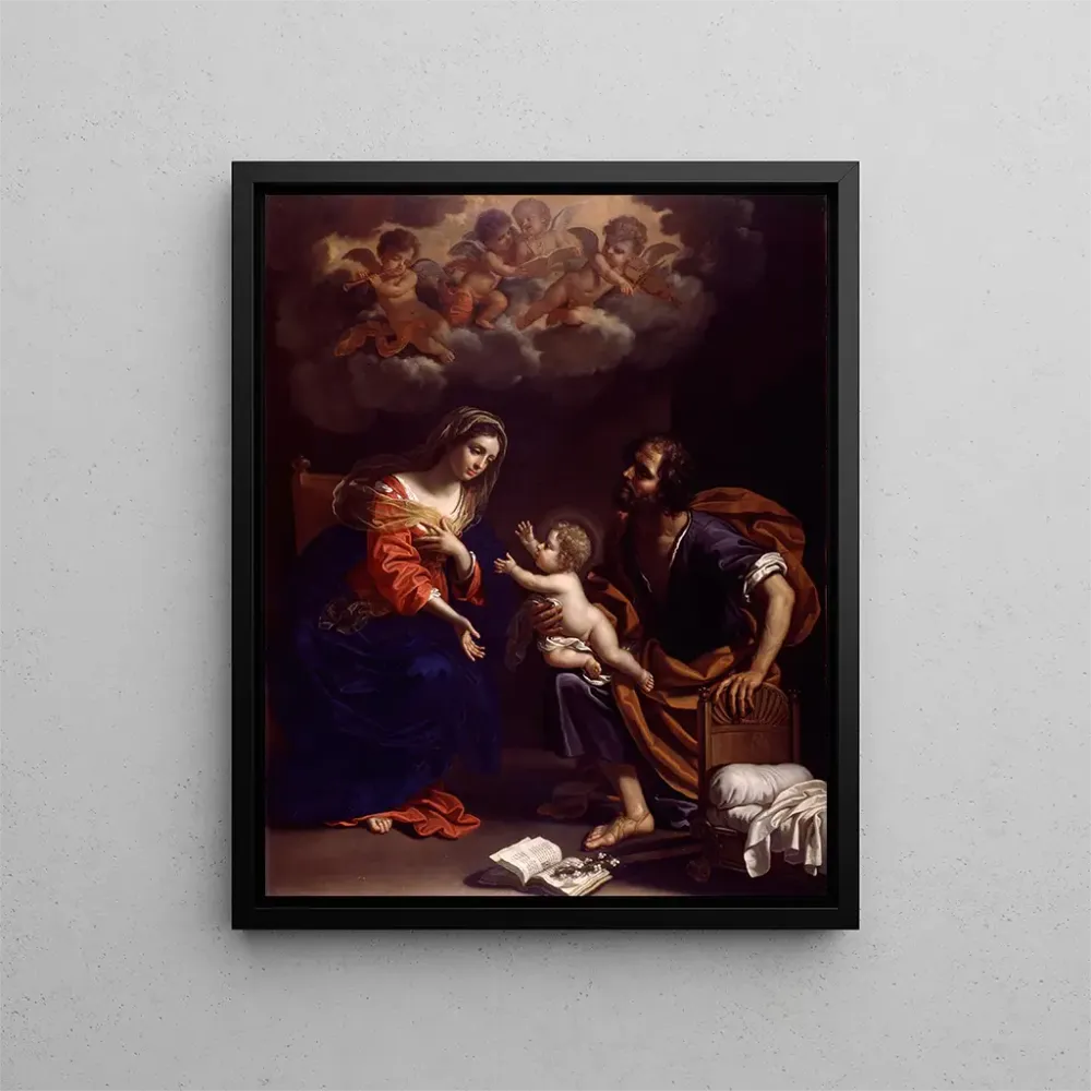 Tableau La Sainte Famille - Benedetto Gennari le Jeune | Reproduction