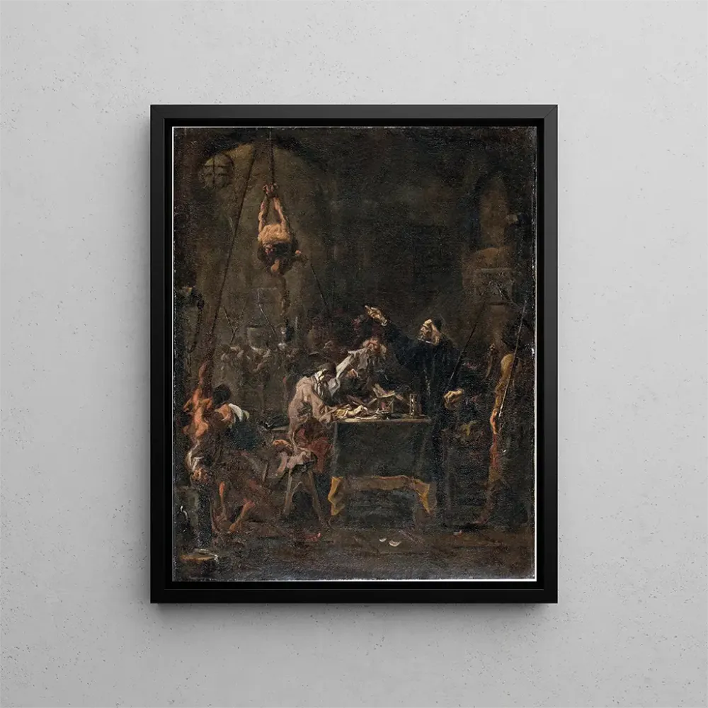 Tableau Scène de torture - Alessandro Magnasco | Reproduction