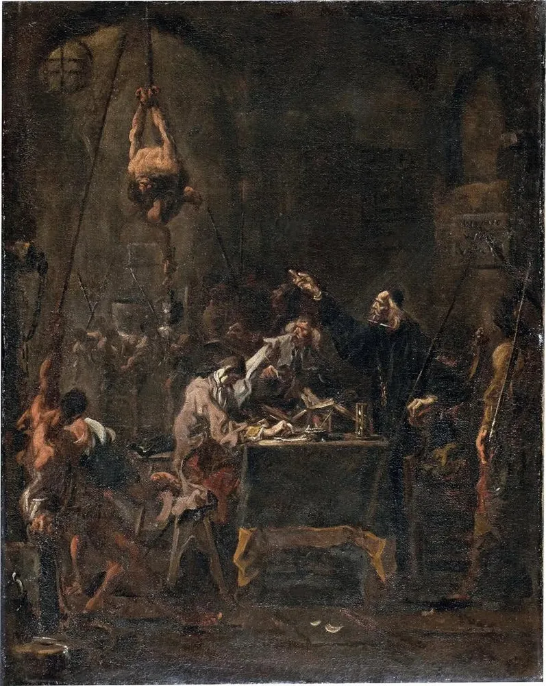 Tableau Scène de torture - Alessandro Magnasco | Reproduction