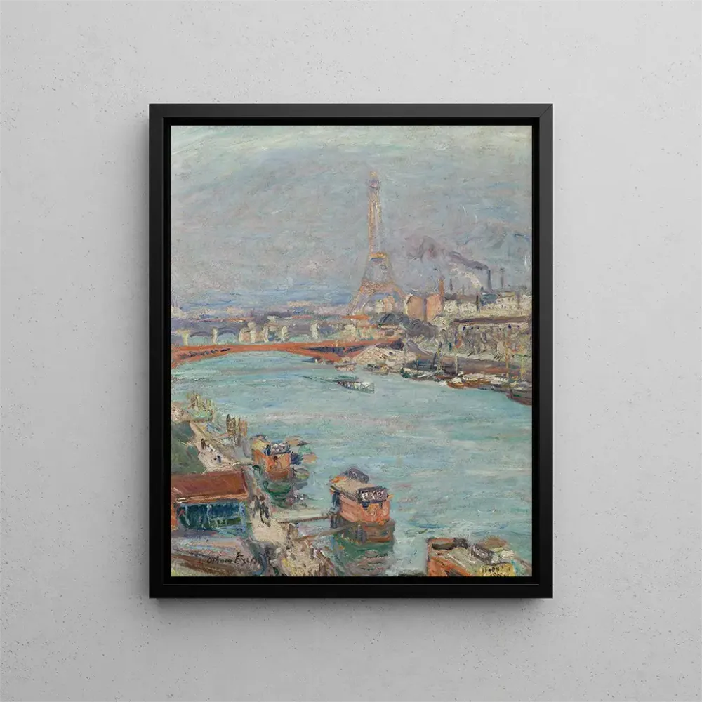 Tableau La Seine à Paris, la Tour Eiffel, le jour - Émile Othon Friesz | Reproduction
