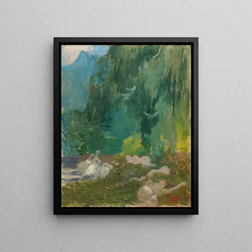 Tableau La Sieste - Albert Besnard | Reproduction