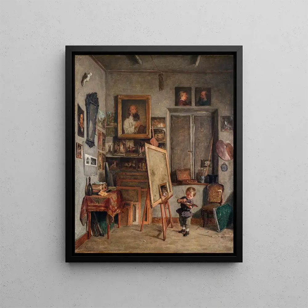 Tableau Un talent naissant - August Jernberg | Reproduction