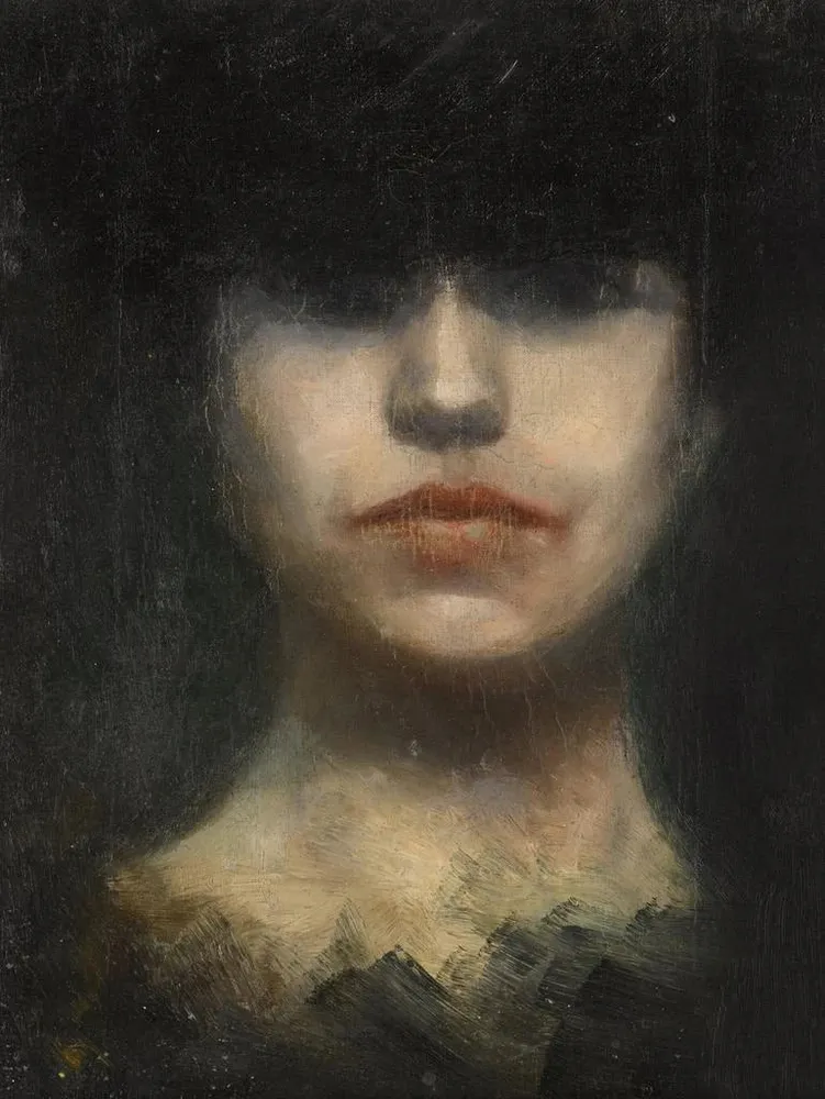 Tableau La Tentatrice - Albert Besnard | Reproduction