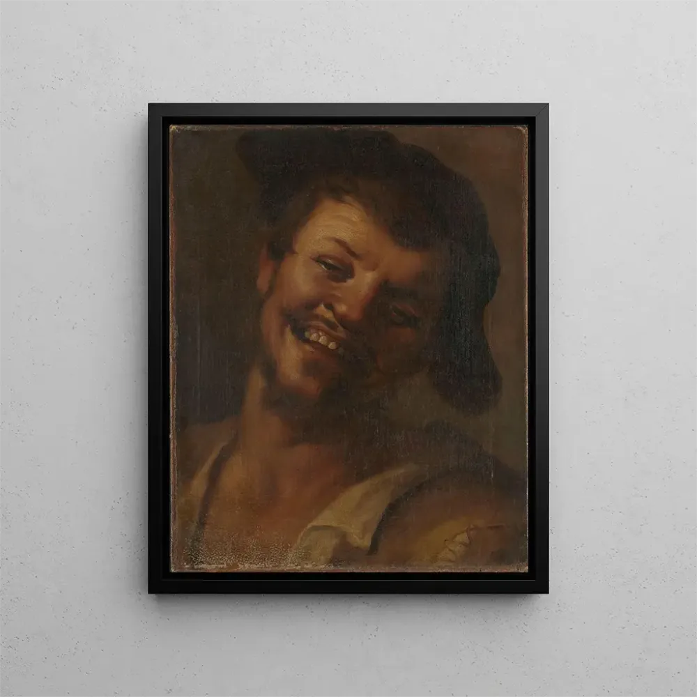 Tableau Tête d'homme qui rit - Anonyme | Reproduction