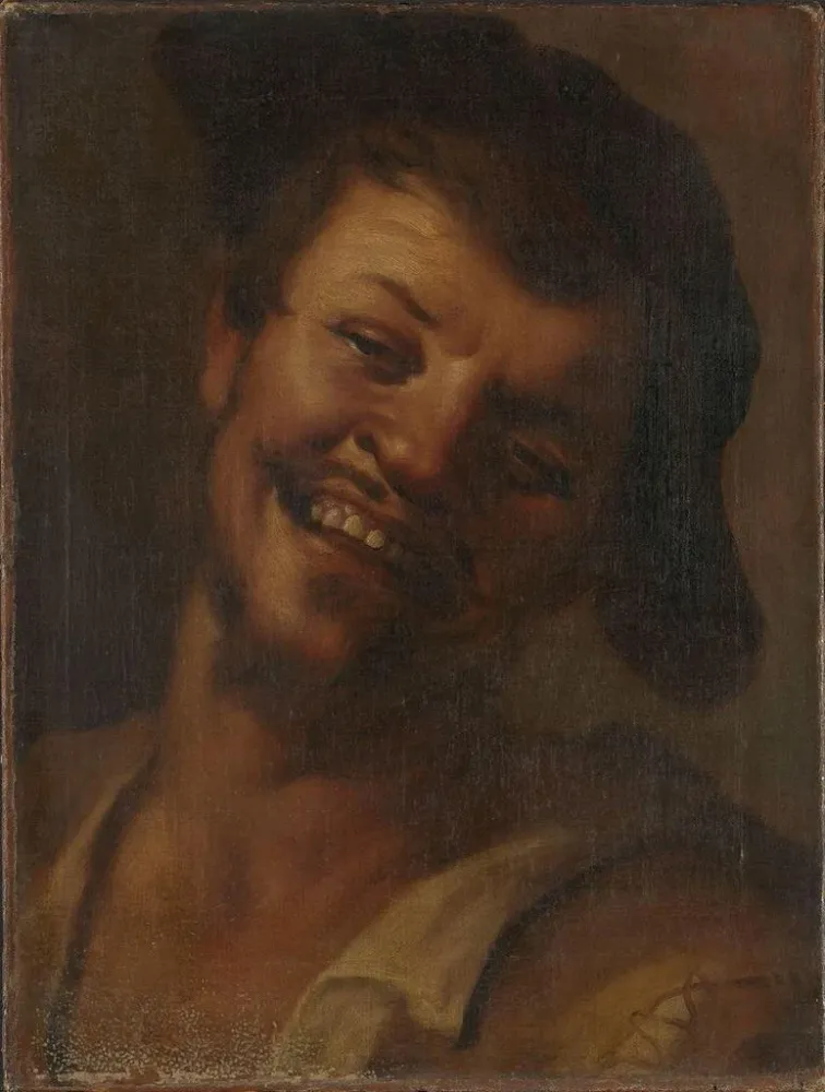 Tableau Tête d'homme qui rit - Anonyme | Reproduction