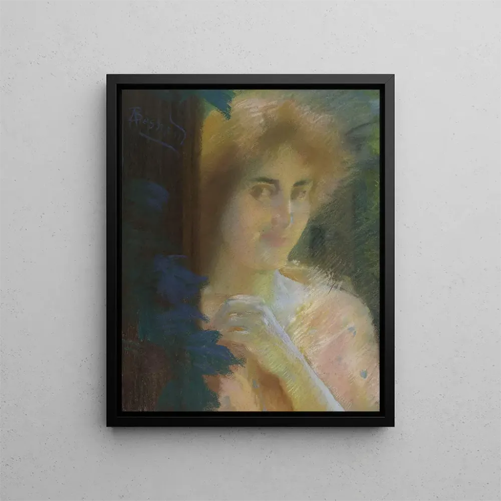 Tableau Tête de femme - Albert Besnard | Reproduction