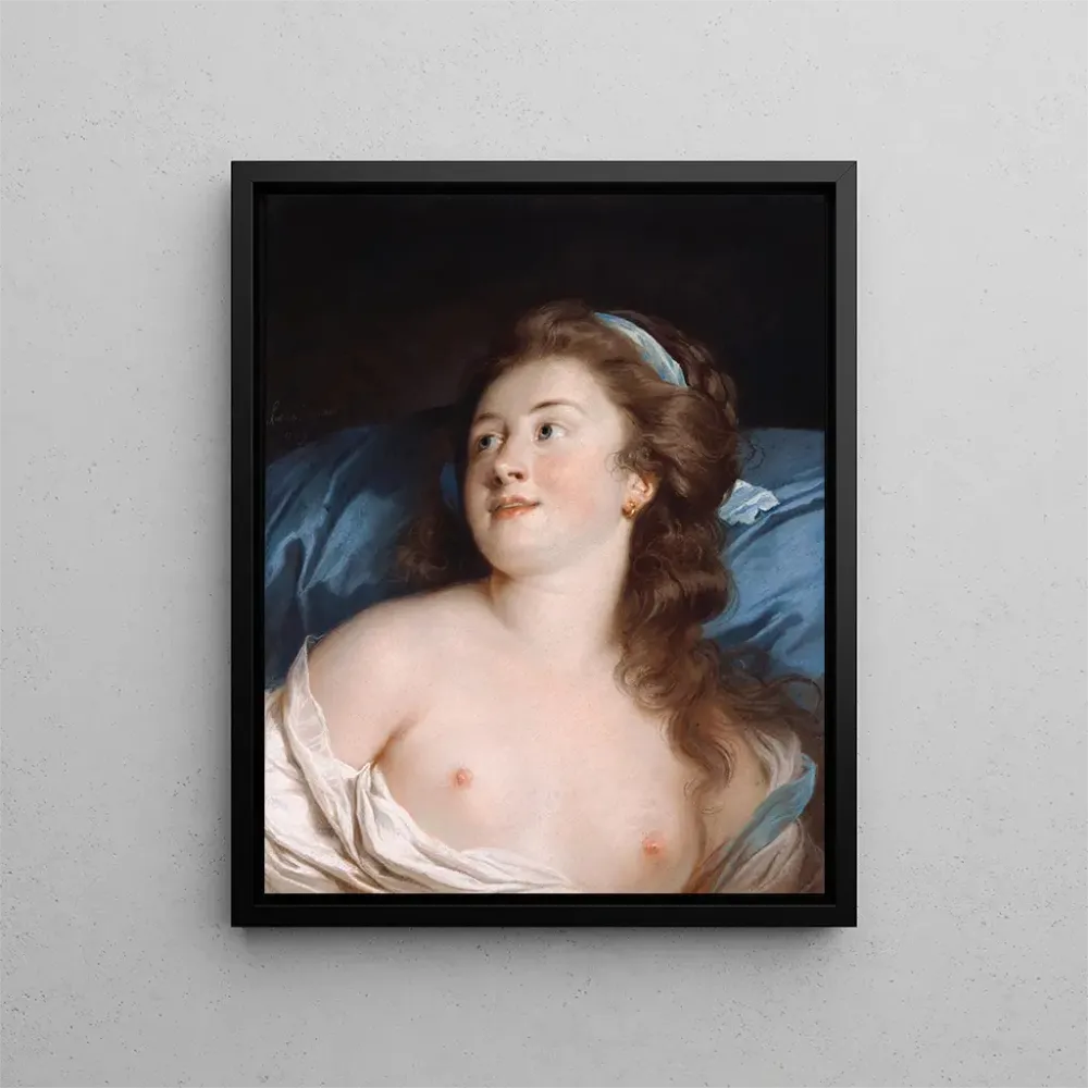 Tableau Tête de jeune femme - Adélaïde Labille-Guiard | Reproduction