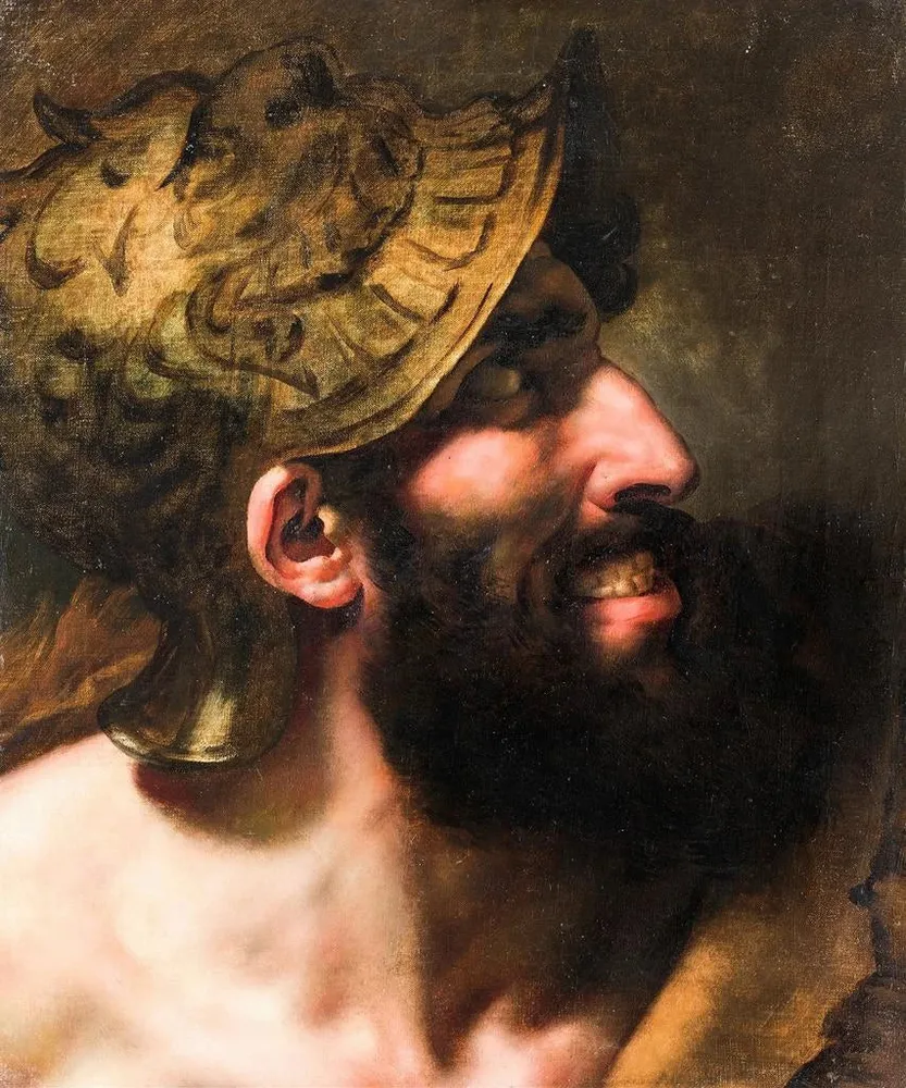 Tableau Étude de Capaneus - Anne - Louis Girodet - Trioson | Reproduction